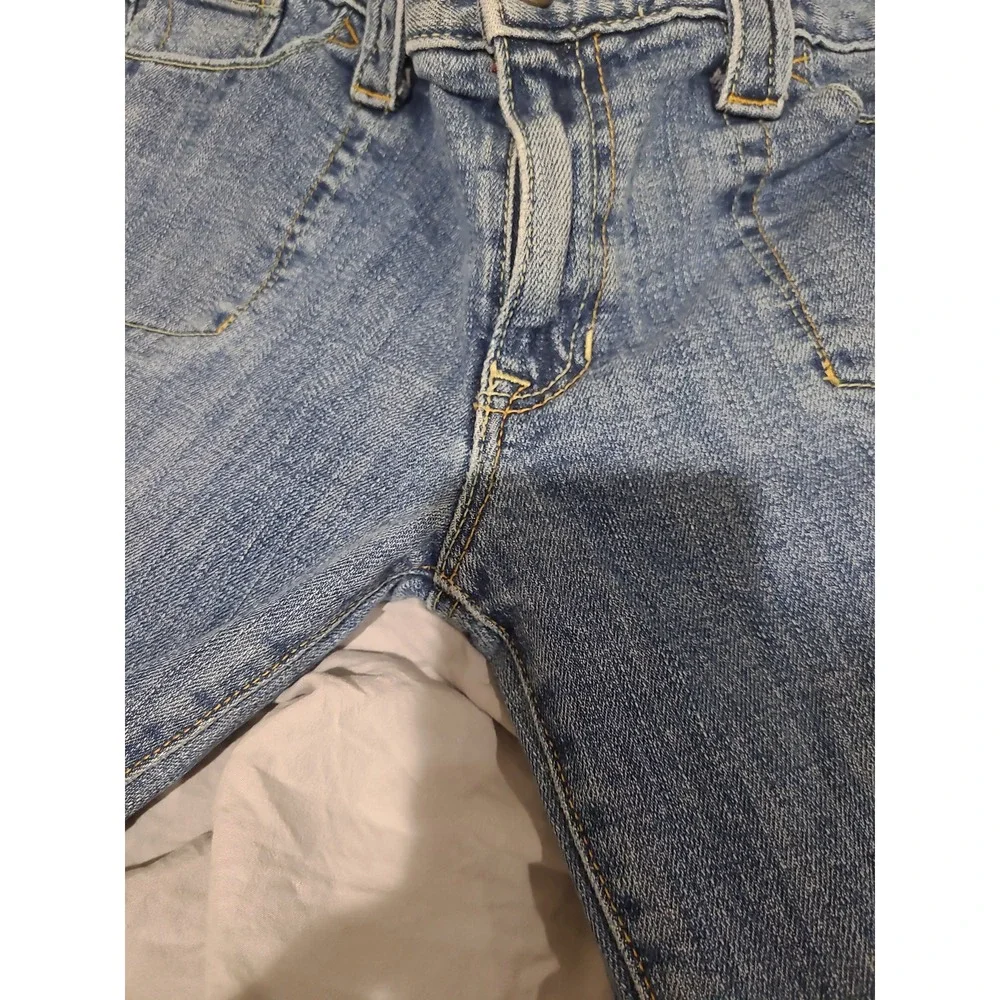Vtg. GAP Low Rise Boot Cut Women SZ‎ 8L med wash stretch jean casual Y2K with